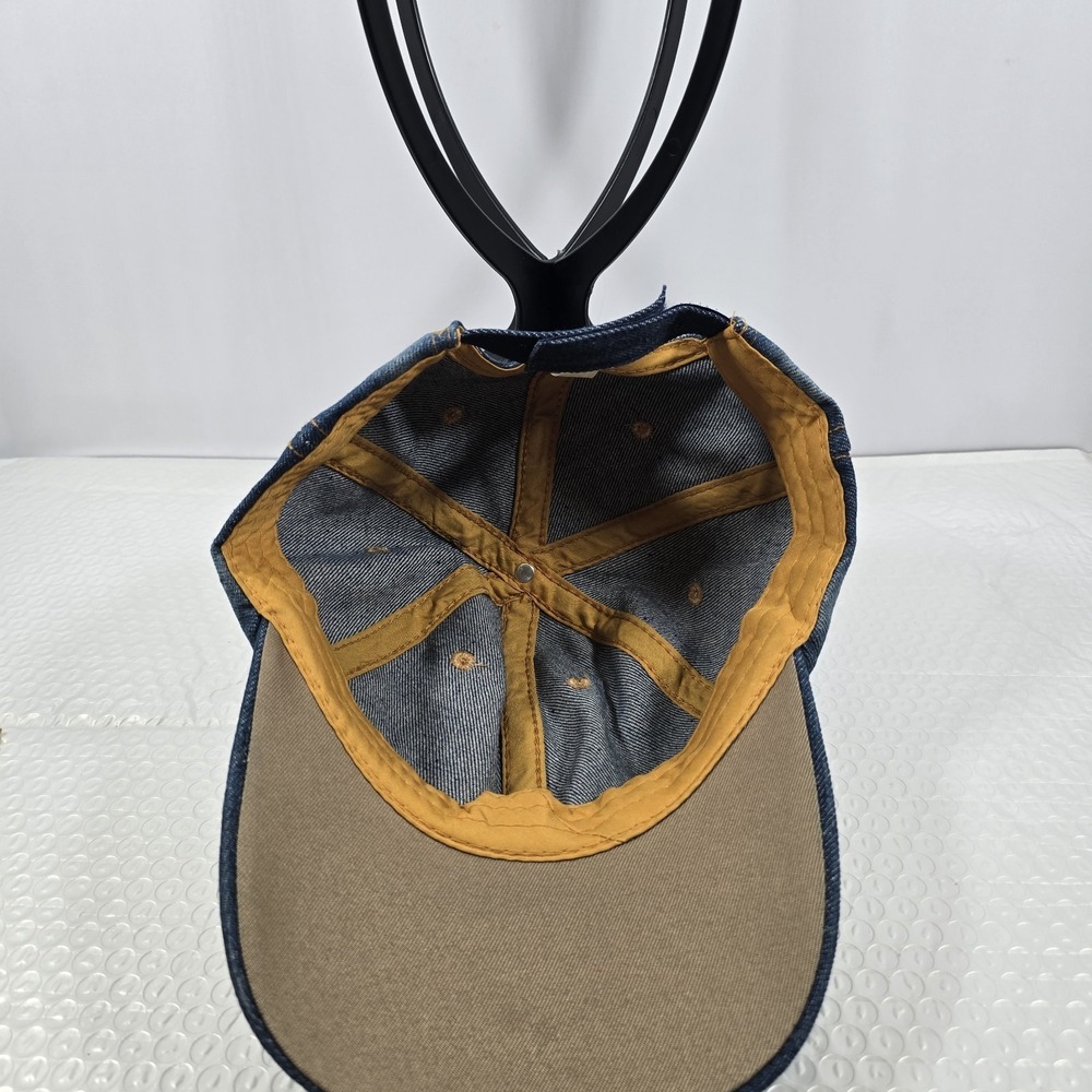 Y2K Style Denim Jeweled Butterfly Cap Adjustable - Picture 7 of 8